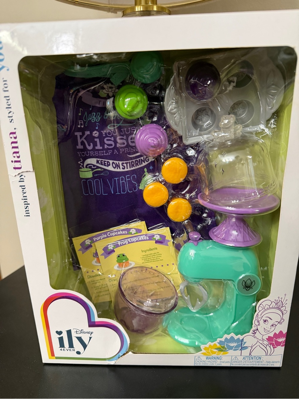 Disney ILY Pretend Baking Set in Purple, Teal & Green